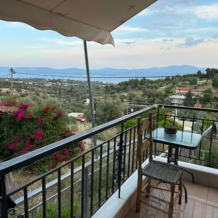 Blue Horizon Panoramic Sea View- Malakonta Eretrias Apartman Erétria